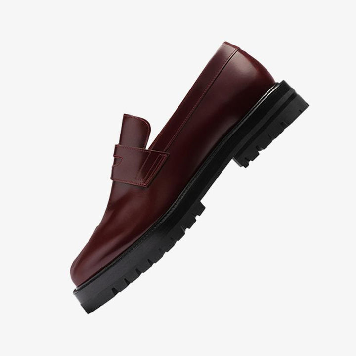 Brushed Split-Toe Chunky Loafers - ARNO CONTI