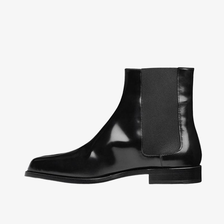 Patent Calf Leather Split-Toe Boots Unisex - ARNO CONTI
