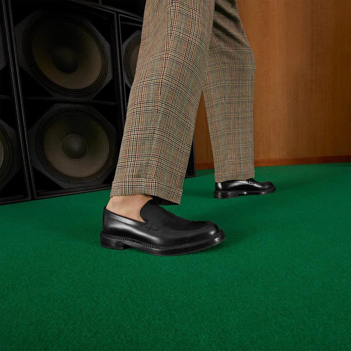 Black Leather Loafers - ARNO CONTI