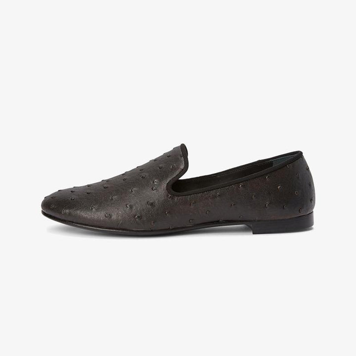 Cedar Brown Leather Loafers - ARNO CONTI