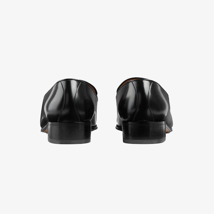 Leather Loafers with Tassel Detail - ARNO CONTI