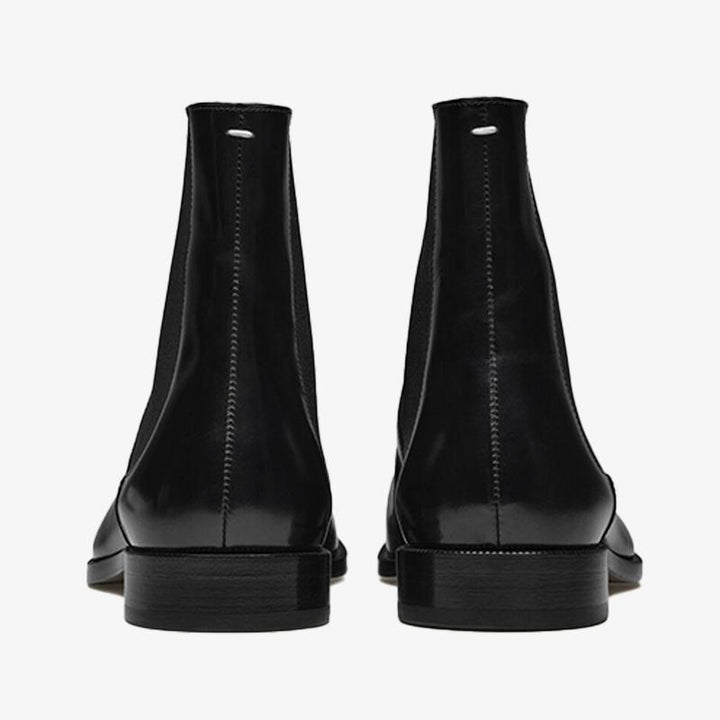 Patent Calf Leather Split-Toe Boots Unisex - ARNO CONTI